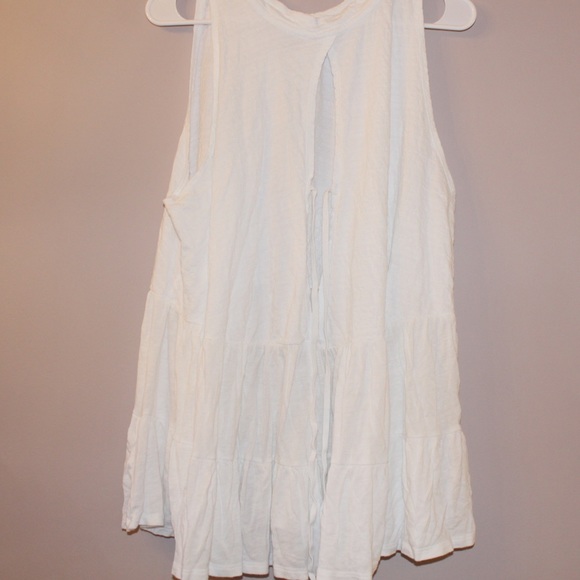 Free people flowy boho white tank top - Picture 2 of 4